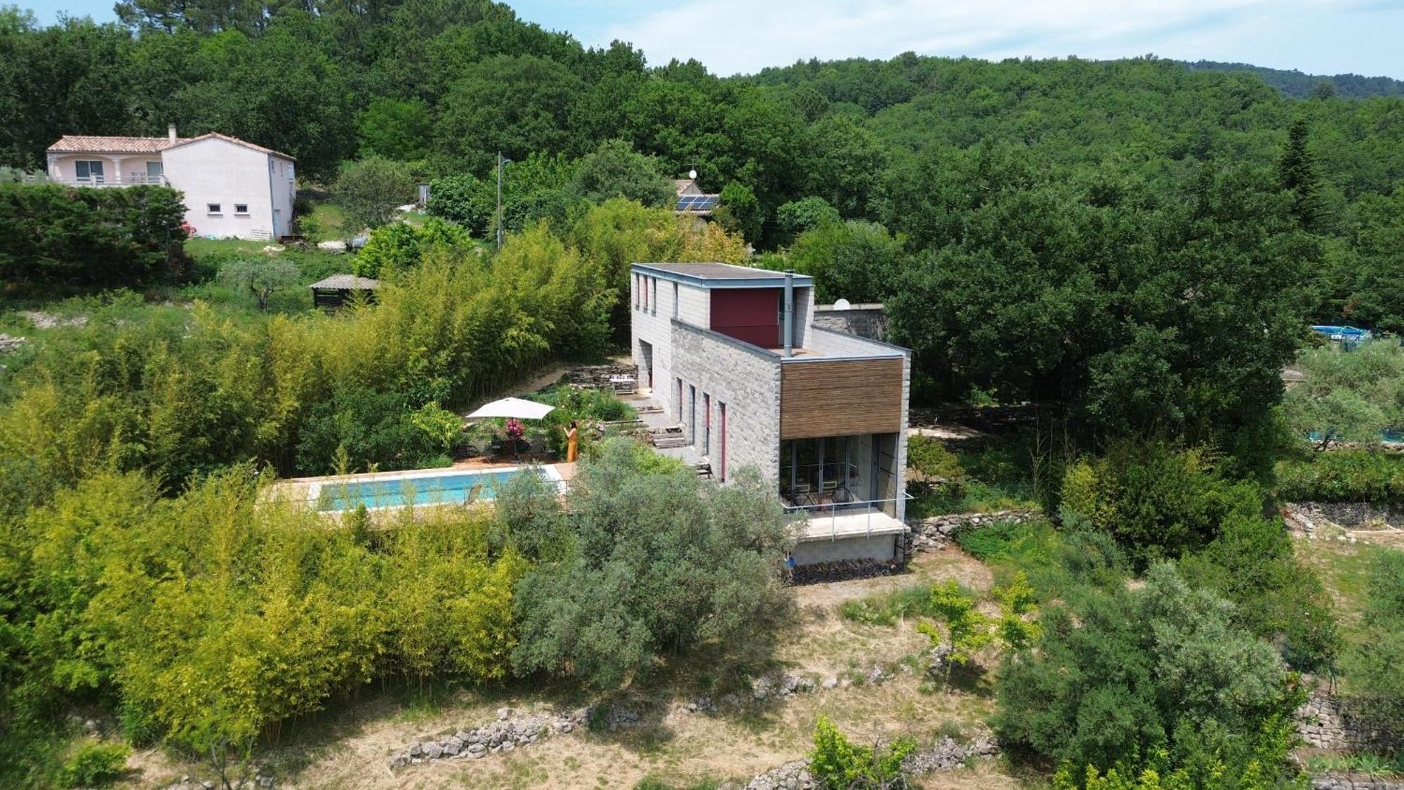 La Maison Des Chataigniers Meyrannes Esterno foto