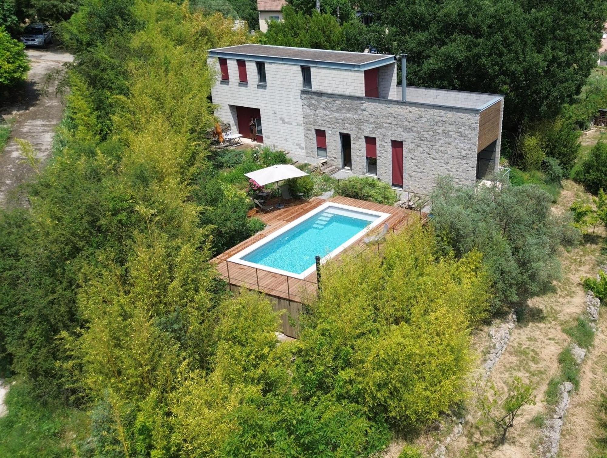 La Maison Des Chataigniers Meyrannes Esterno foto